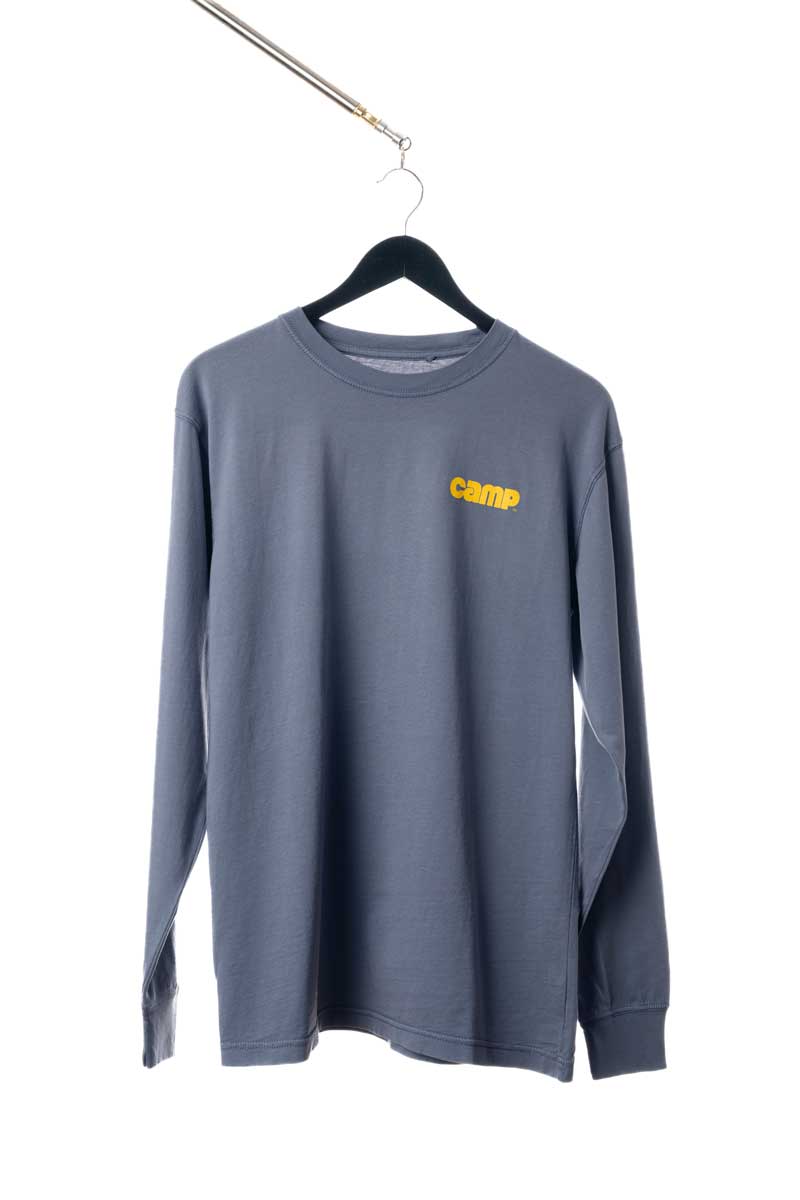 long sleeve blue shirt